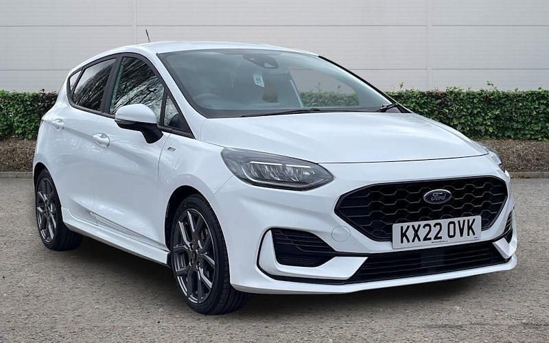 Used Ford Fiesta ST-Line 101 HP (74 kW) 2022 White Hatchback