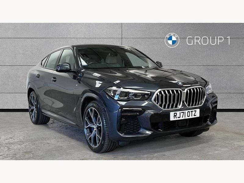 Grey Used 2022 BMW X6 M Sport SUV | £45,595 (Good price) - Image 1/4