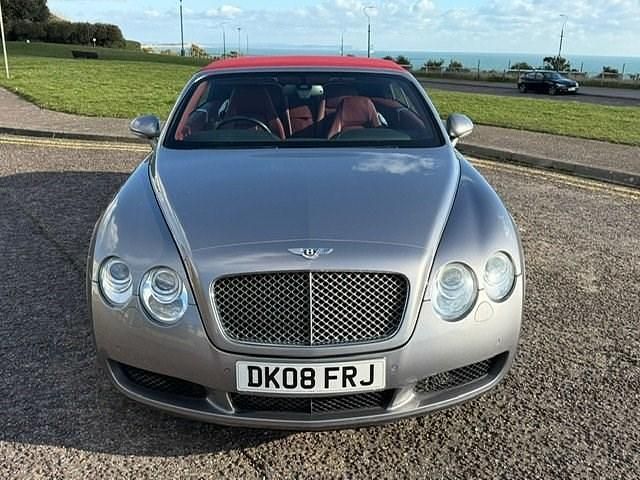Used Bentley Continental GT Convertible 560 HP (411 kW) 2008 Silver Cabriolet