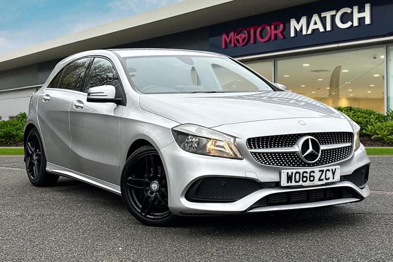 Used Mercedes A200 AMG line 2017 Silver Hatchback