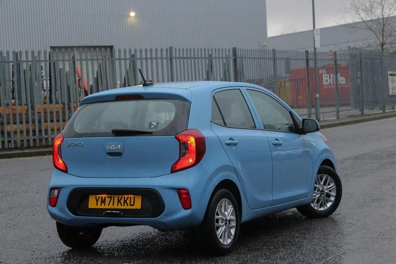 Used Kia Picanto 2022 Blue Hatchback