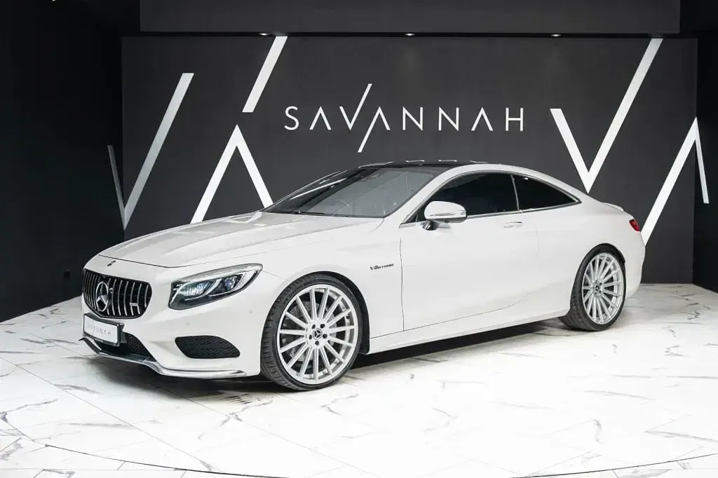 Used Mercedes S500 AMG line 2017 White Coupe