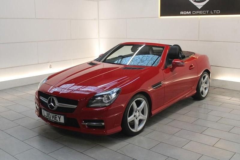 Used Mercedes SLK200 AMG 184 HP (135 kW) 2013 Red Cabriolet