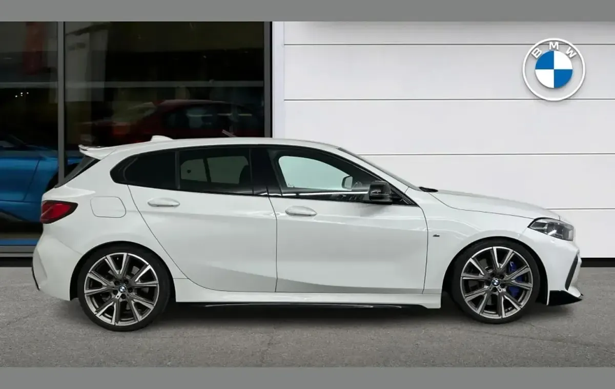 Used BMW M135 M Sport 302 HP (222 kW) 2021 White Hatchback