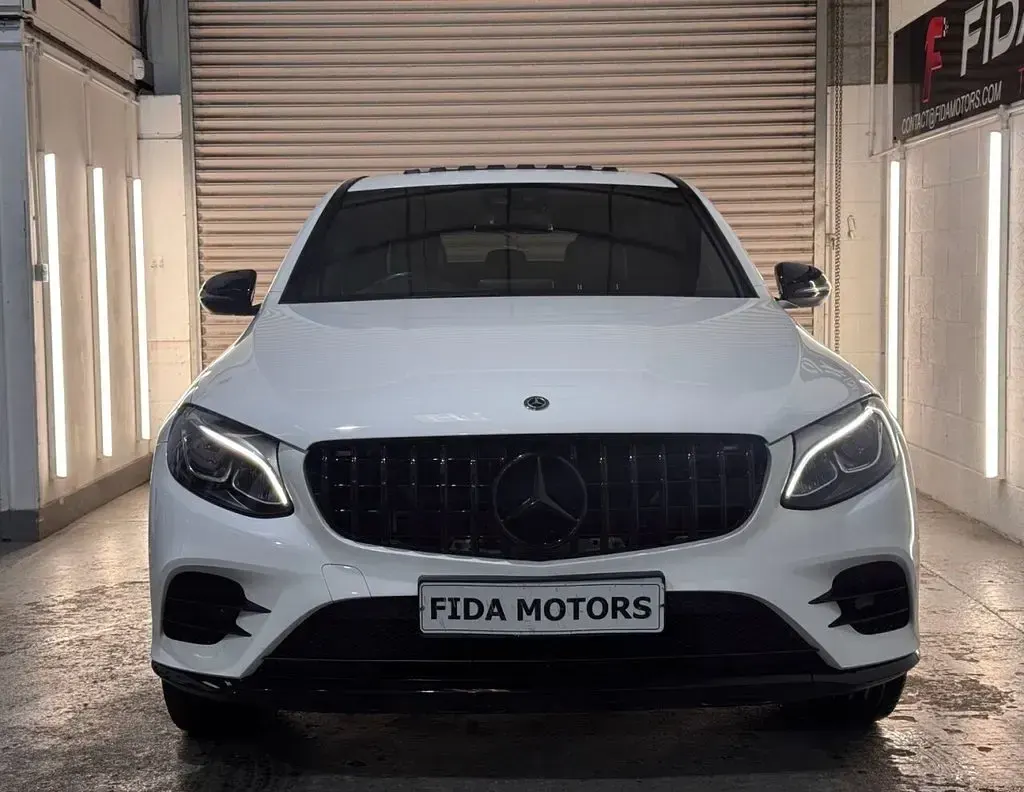 Used Mercedes GLC350 AMG line 2019 White Coupe