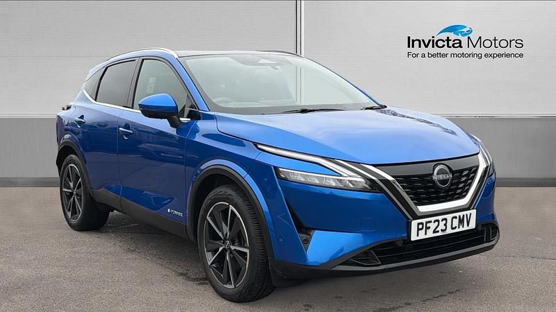 Magnetic blue Used 2023 Nissan Qashqai Tekna SUV | £21,500 (Fair price) - Image 1/4