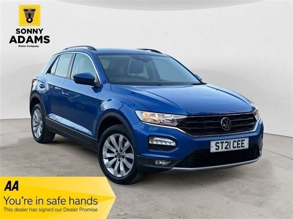 Blue Used 2021 VW T-Roc SE SUV | £15,990 (Good price) - Image 1/1