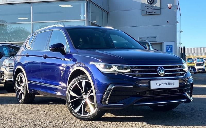 Used 2024 VW Tiguan Allspace R-line SUV | £26,495 (Good price) - Image 1/4
