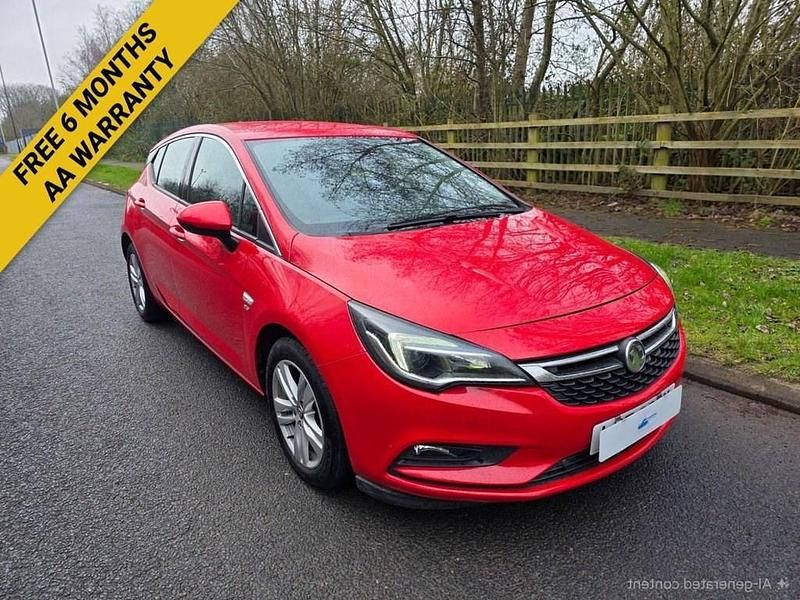 Used Vauxhall Astra Elite 200 HP (147 kW) 2018 Red Hatchback