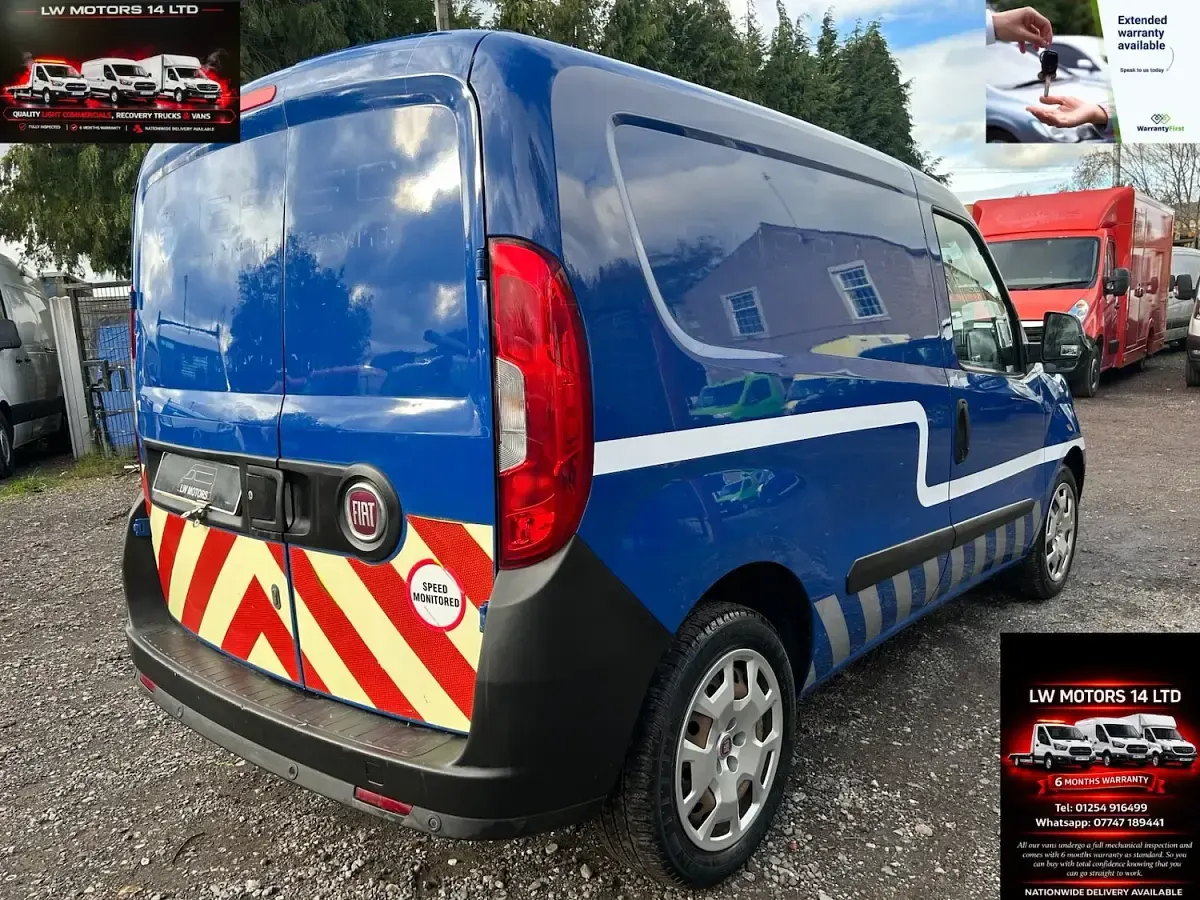Used Fiat Doblò 90 HP (66 kW) 2015 Blue MPV
