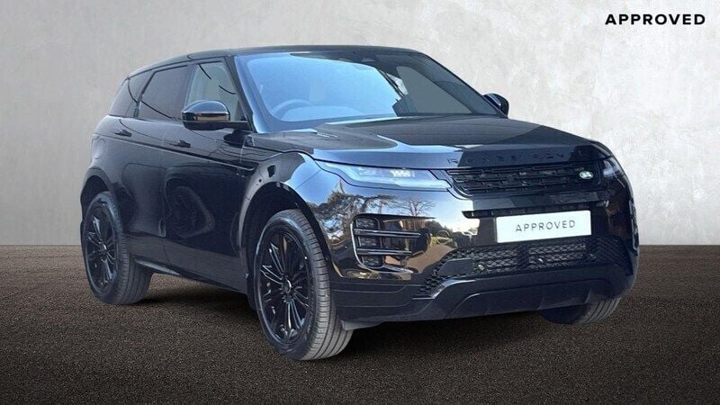 Santorini black Used 2025 Land Rover Range Rover evoque SE Dynamic SUV | £53,114 - Image 1/4
