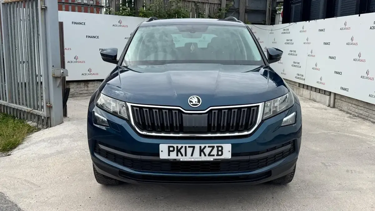 Used Skoda Kodiaq SE 150 HP (110 kW) 2017 Blue SUV