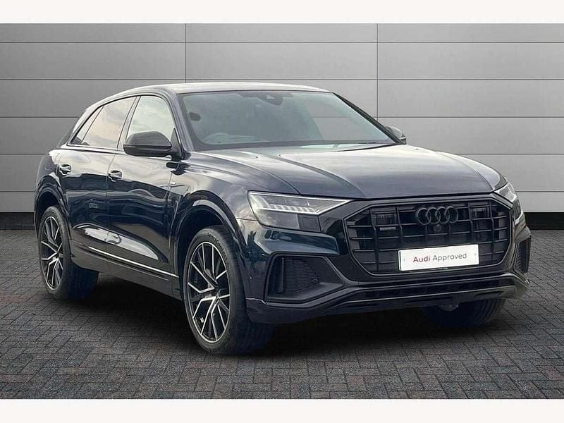 Blue Used 2023 Audi Q8 Advanced SUV | £57,450 (Fair price) - Image 1/4