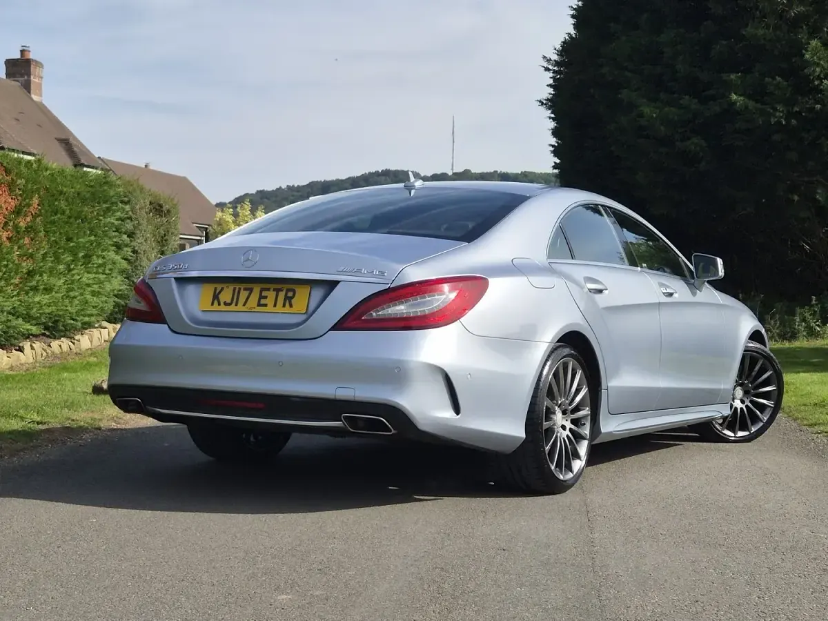 Used Mercedes CLS350 AMG line 258 HP (189 kW) 2017 Silver Sedan