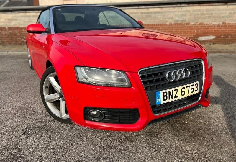 Used Audi A5 Cabriolet S-Line 2012 Red Cabriolet