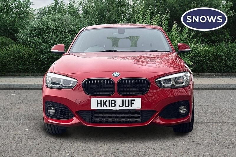 Used BMW 118 M Sport 136 HP (100 kW) 2018 Red Hatchback