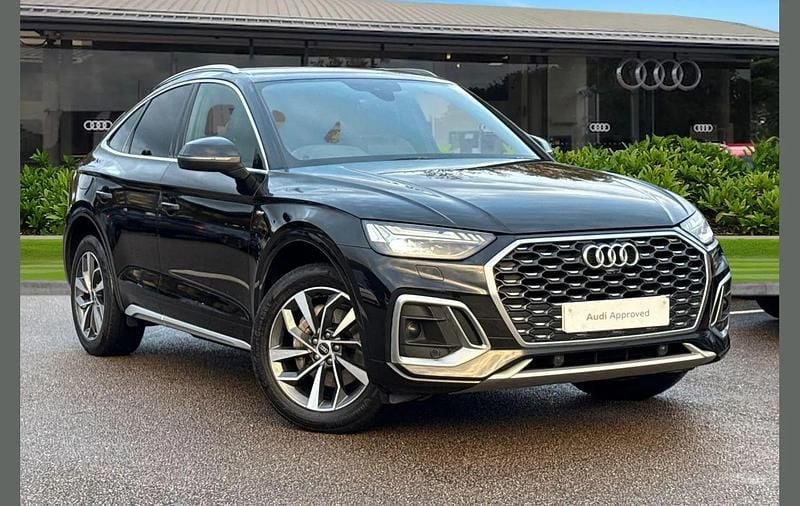 Black Used 2023 Audi Q5 Sportback S-Line SUV | £31,990 (Fair price) - Image 1/4