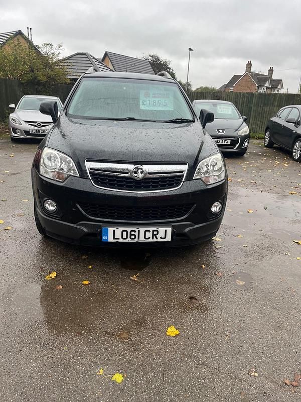 Black Used 2012 Vauxhall Antara SUV | £1,895 (Super price) - Image 1/4
