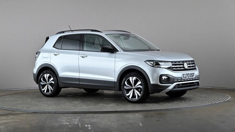 Silver Used 2023 VW T-Cross Black Edition SUV | £18,198 (Good price) - Image 1/4