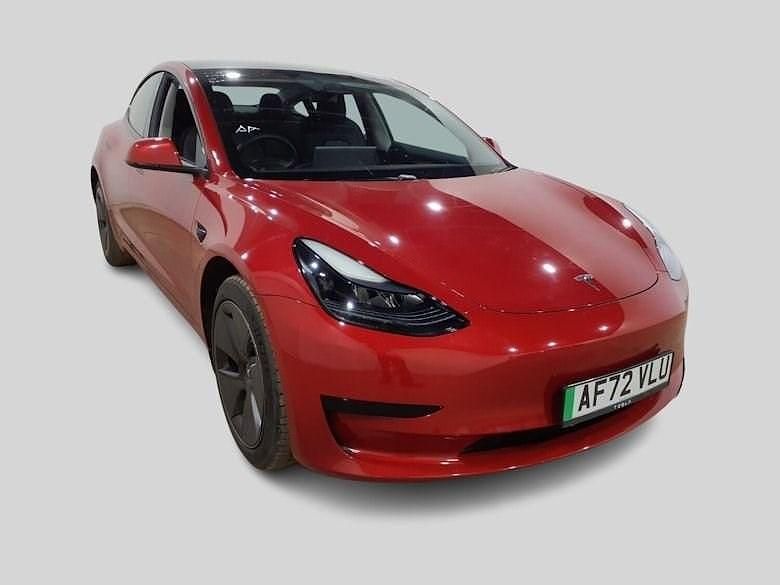 Red Used 2022 Tesla Model 3 Sedan | £20,499 (Fair price) - Image 1/4