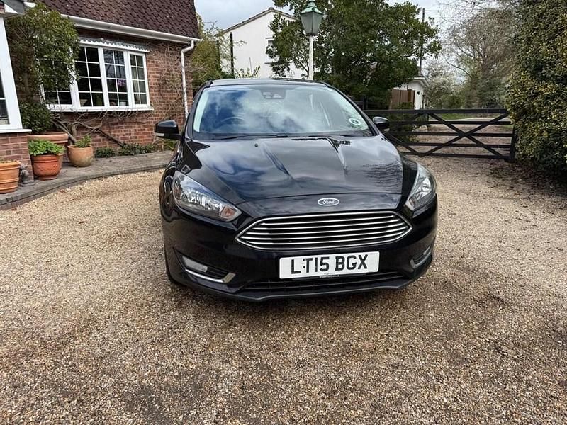Used Ford Focus Titanium 2015 Black Hatchback