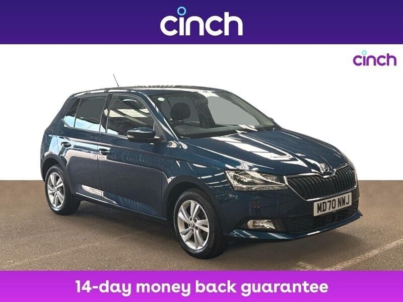 Blue Used 2021 Skoda Fabia SE Hatchback | £11,379 (Good price) - Image 1/3