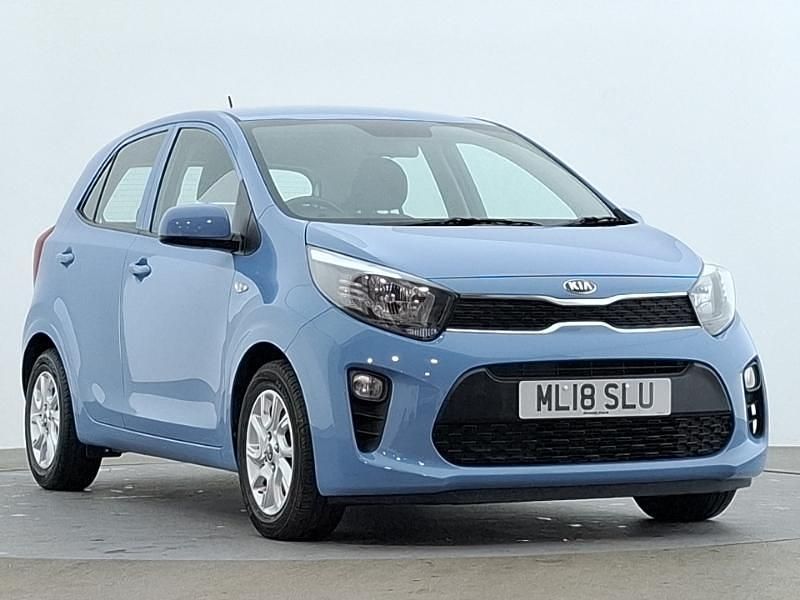 Used Kia Picanto 2018 Blue Hatchback