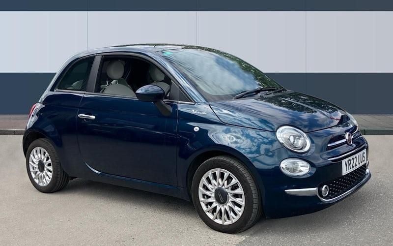 Blue Used 2022 Fiat 500 Dolcevita Hatchback | £11,014 (Fair price) - Image 1/4
