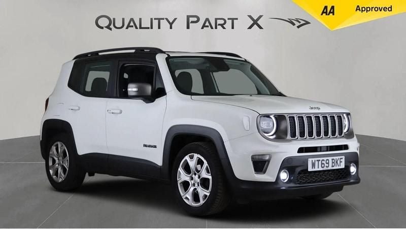 White/black Used 2020 Jeep Renegade Limited SUV | £11,180 (Fair price) - Image 1/4
