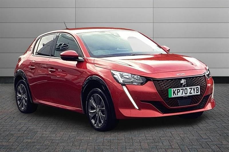 Elixir red Used 2020 Peugeot e-208 Allure Hatchback | £10,695 (Fair price) - Image 1/3