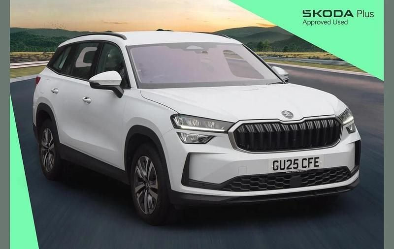 Used Skoda Kodiaq SE 200 HP (147 kW) 2025 Moon white metallic SUV