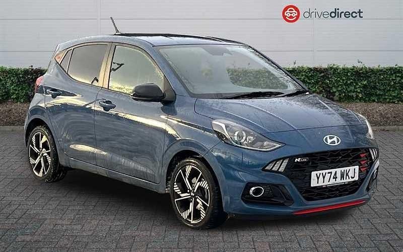 Blue Used 2024 Hyundai i10 N Line Hatchback | £15,815 (Fair price) - Image 1/4