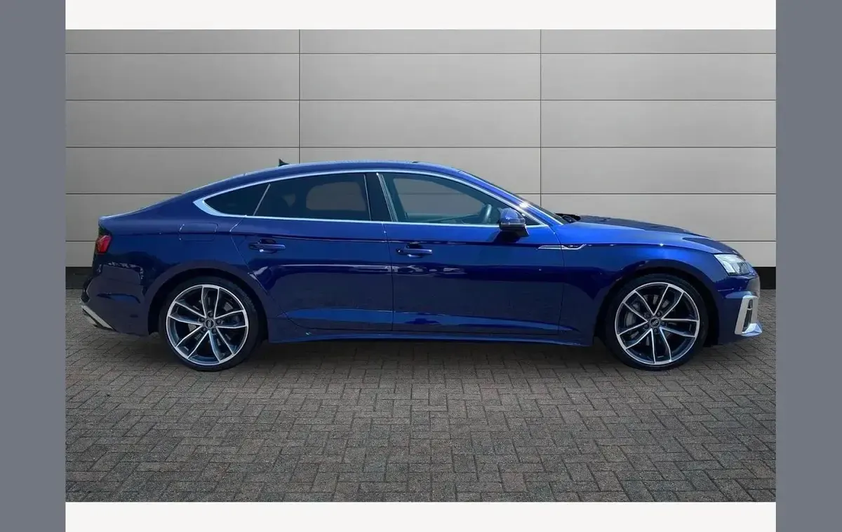 Used Audi A5 S-Line 261 HP (191 kW) 2023 Blue Coupe