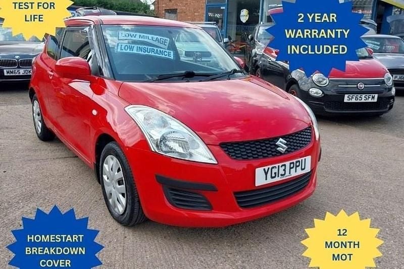 Red Used 2013 Suzuki Swift Hatchback | £4,195 (Fair price) - Image 1/1