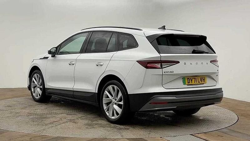 Used Skoda Enyaq iV ecoSuite 97 kW (132 HP) 2021 Moon white metallic SUV