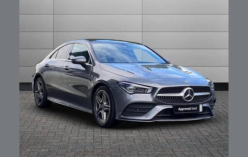 Grey Used 2022 Mercedes CLA220 AMG Line Premium Plus Sedan | £27,050 (Good price) - Image 1/4