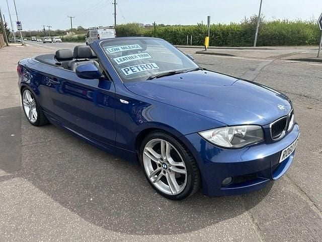 Used BMW 118 Cabriolet M Sport 143 HP (105 kW) 2010 Blue Cabriolet