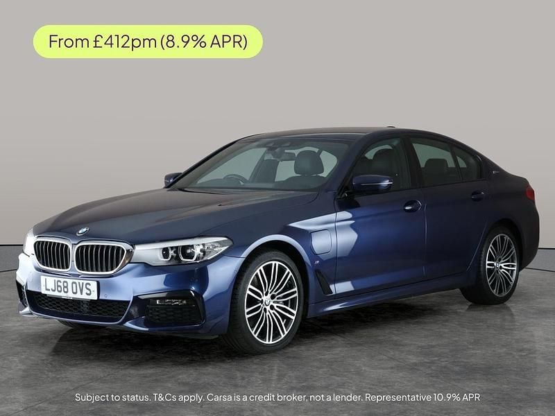 Blue Used 2018 BMW 530e M Sport Sedan | £15,188 (Good price) - Image 1/2