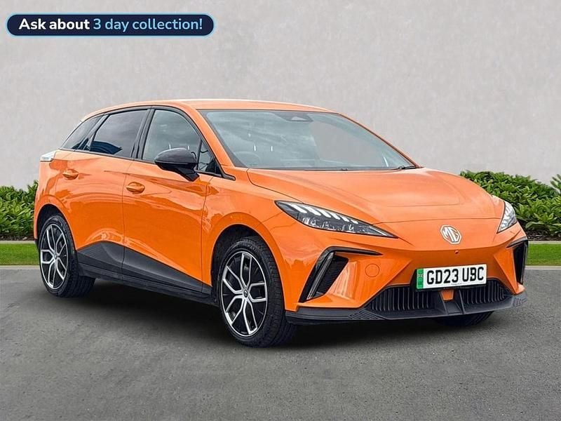 Orange Used 2023 MG MG4 EV Trophy Hatchback | £15,799 (Fair price) - Image 1/4