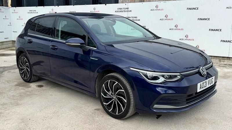 Used VW Golf VIII Style 2021 Blue Hatchback