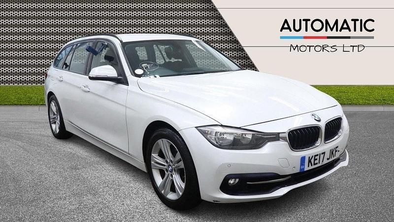 White Used 2017 BMW 318 Sport Line Estate | £9,690 (Fair price) - Image 1/4