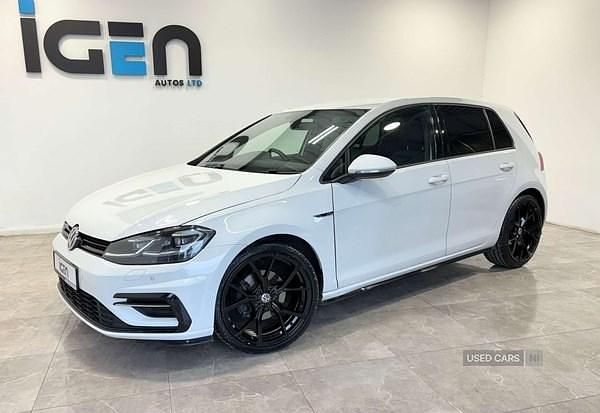 White Used 2019 VW Golf VII R-line Edition Hatchback | £18,850 (Fair price) - Image 1/3