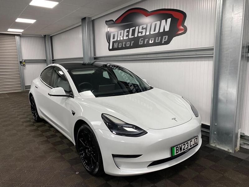 White Used 2023 Tesla Model 3 Long Range AWD Sedan | £20,995 (Fair price) - Image 1/4