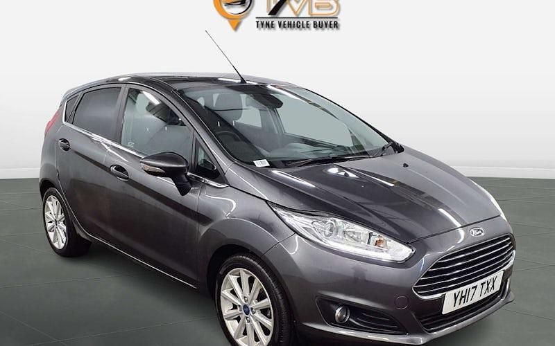 Grey Used 2017 Ford Fiesta Titanium Hatchback | £5,995 (Good price) - Image 1/3