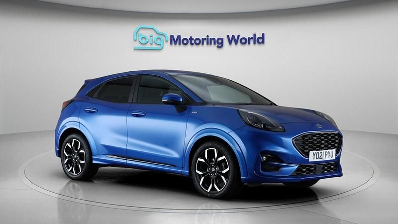 Blue Used 2021 Ford Puma Gen-E ST-Line X SUV | £15,800 (Fair price) - Image 1/4
