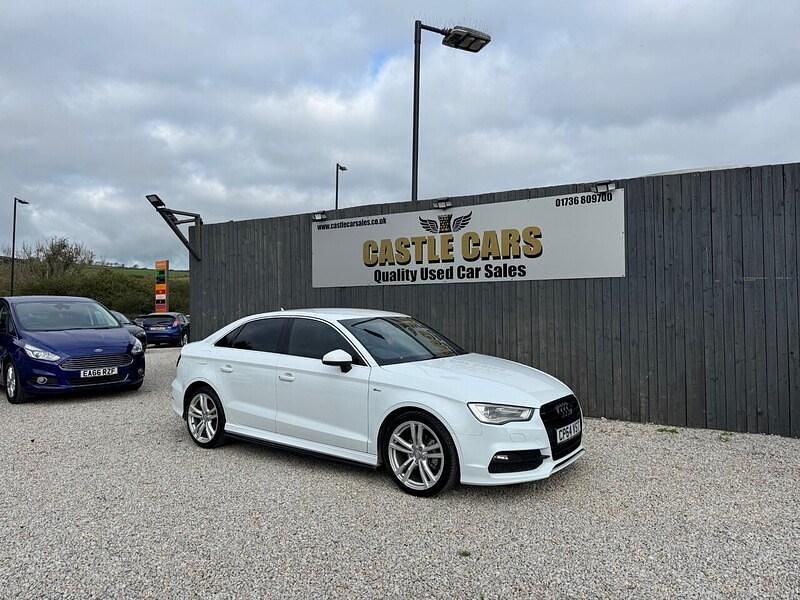 White Used 2015 Audi A3 S-Line Sedan | £12,295 (A bit pricey) - Image 1/4