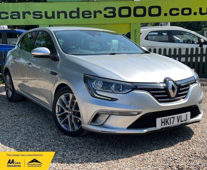 Silver Used 2017 Renault Mégane GT Line GT-Line Hatchback | £7,750 (Fair price) - Image 1/4