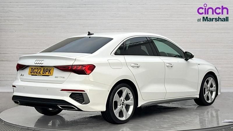 Used Audi A3 S-Line 110 HP (80 kW) 2022 White Sedan