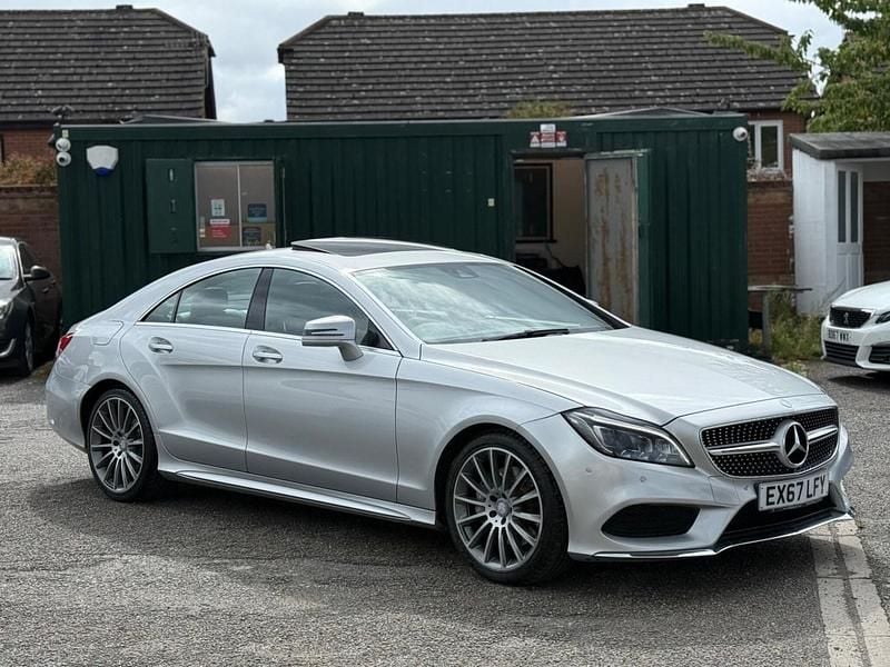 Silver Used 2017 Mercedes CLS350 AMG Line Premium Plus Coupe | £12,950 (Super price) - Image 1/4