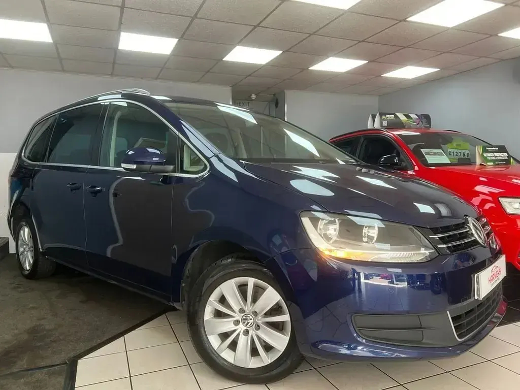Used VW Sharan SE 150 HP (110 kW) 2019 Blue MPV